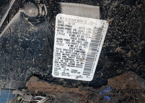 2016 Nissan Rogue S from USA, damaged, VIN JN8AT2MV4GW140030